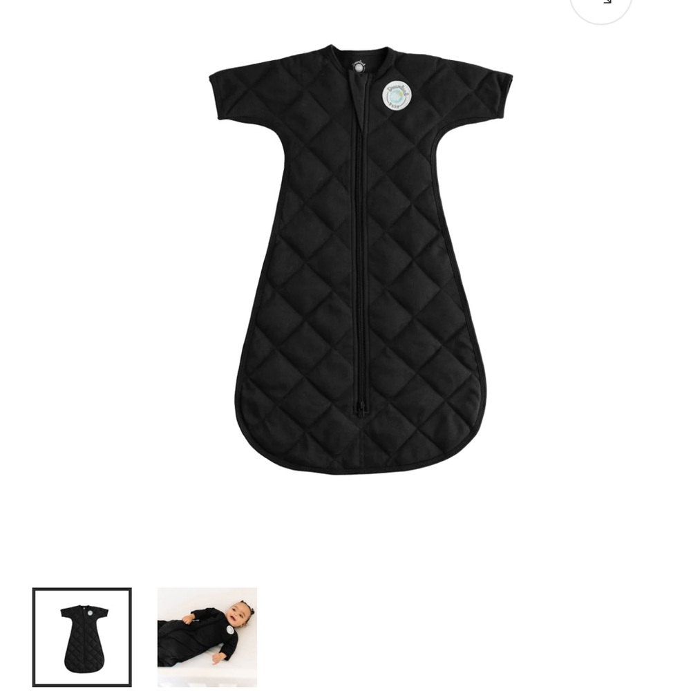 Dreamland Baby Weighted Transitional Sleep Sack 6-9 months in Black